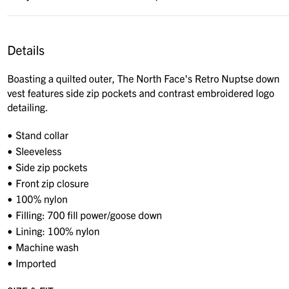 North Face vest - Picture 11 of 11